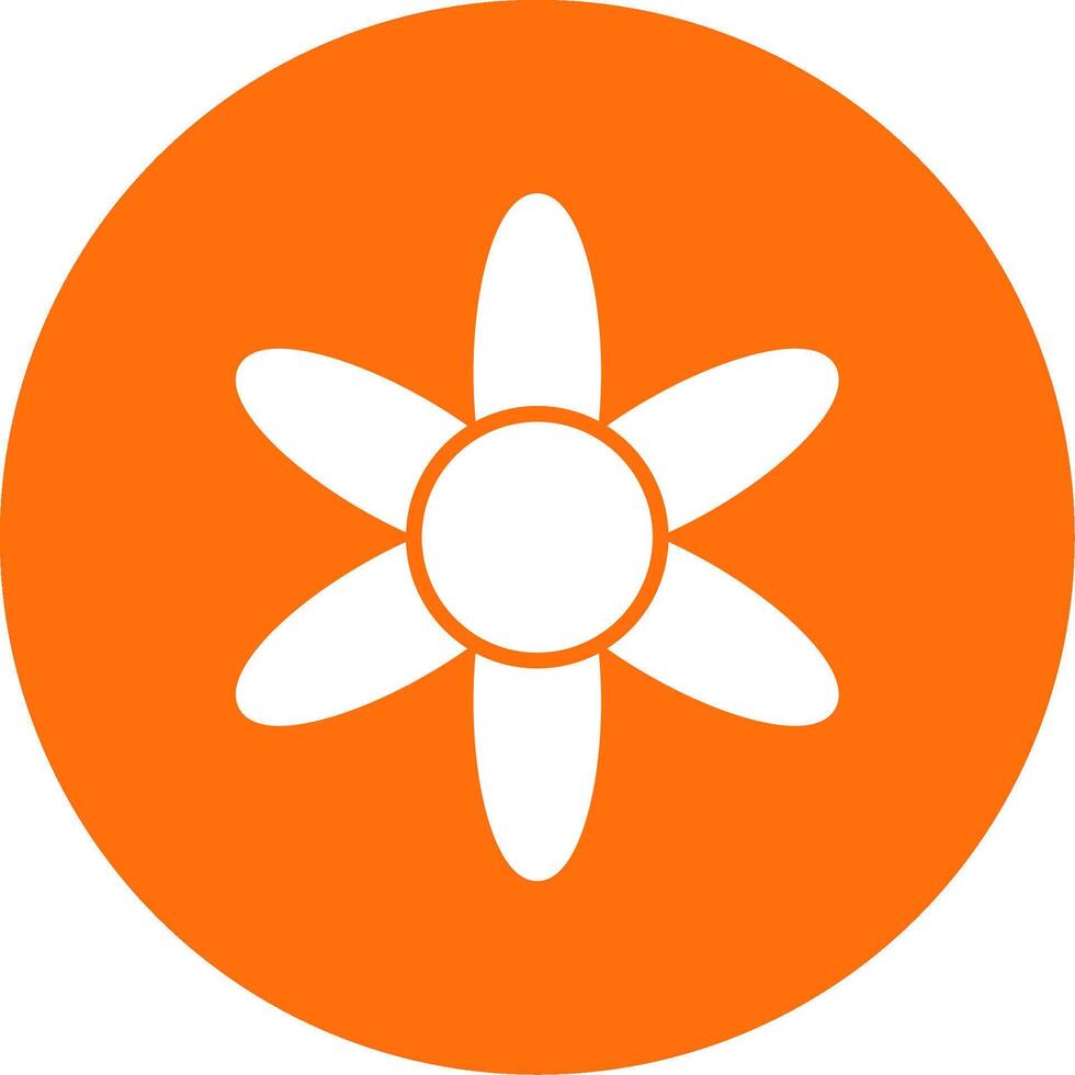 Amaryllis Multi Color Circle Icon vector