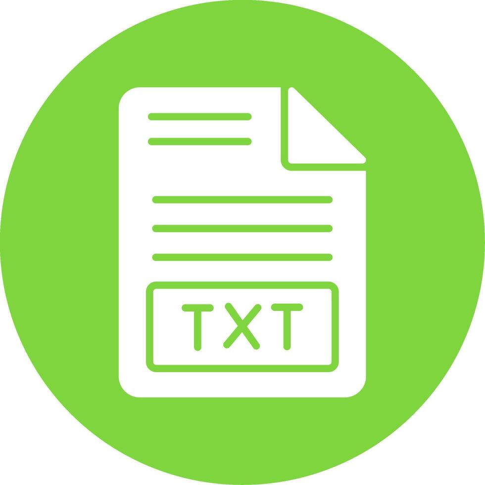 Text File Multi Color Circle Icon vector
