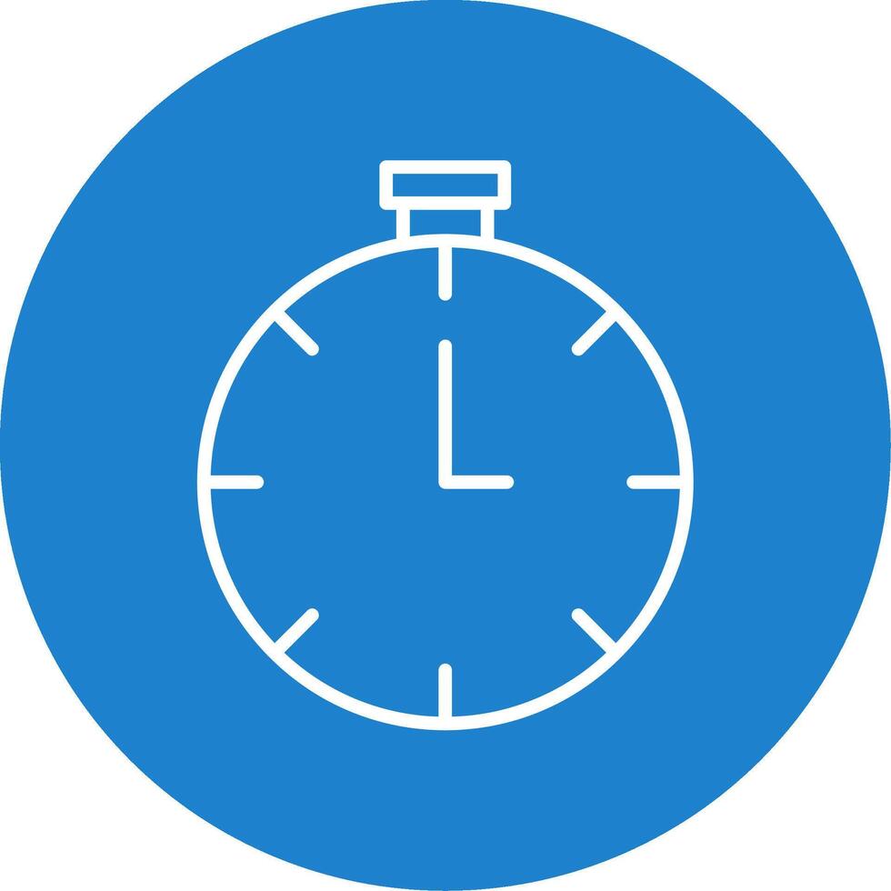 Timer Multi Color Circle Icon vector
