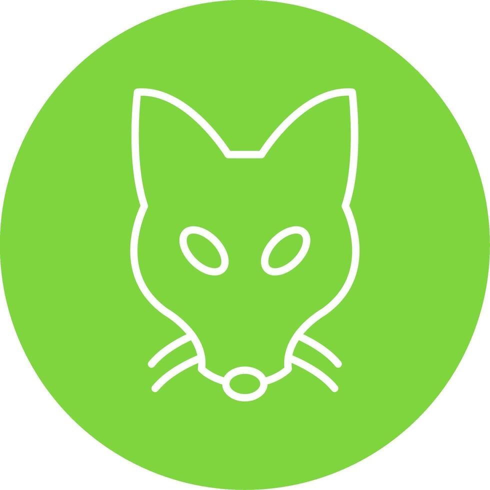 Fox Multi Color Circle Icon vector