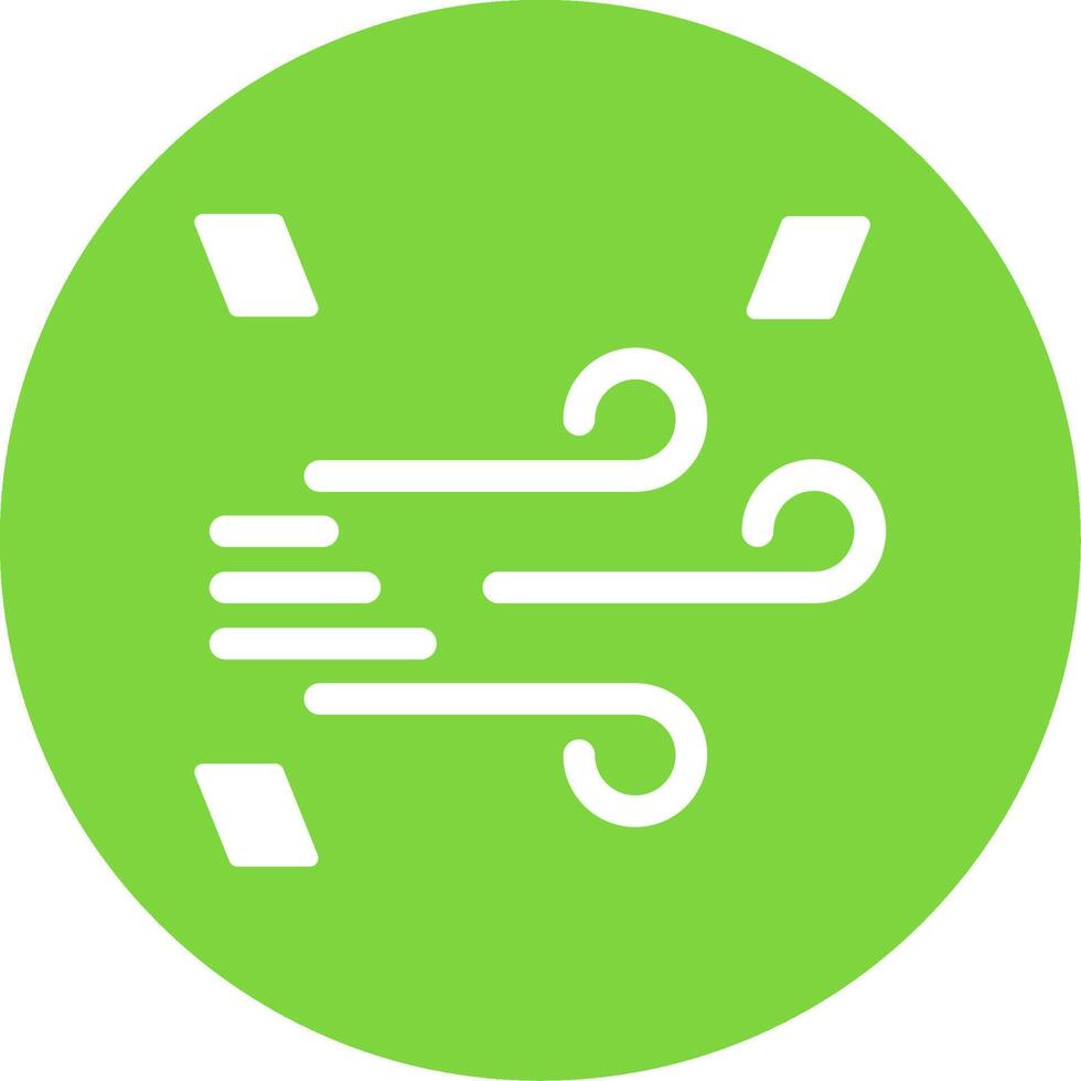 Windy Multi Color Circle Icon vector