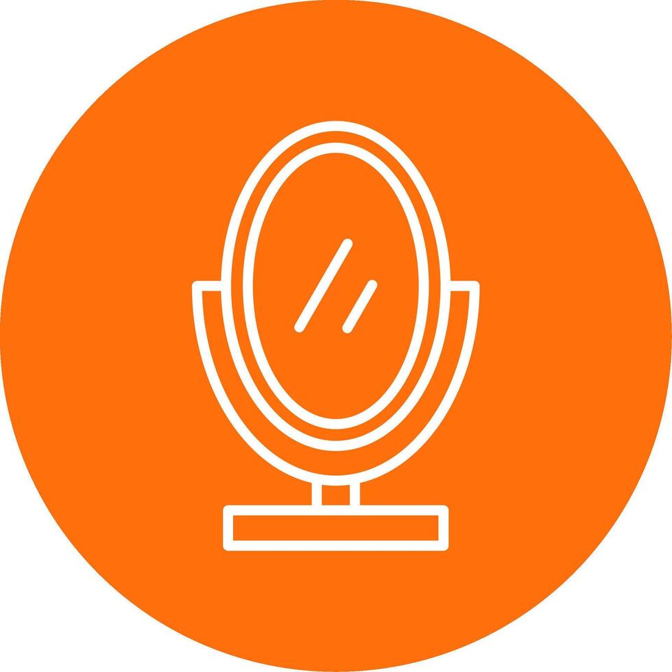 Mirror Multi Color Circle Icon vector