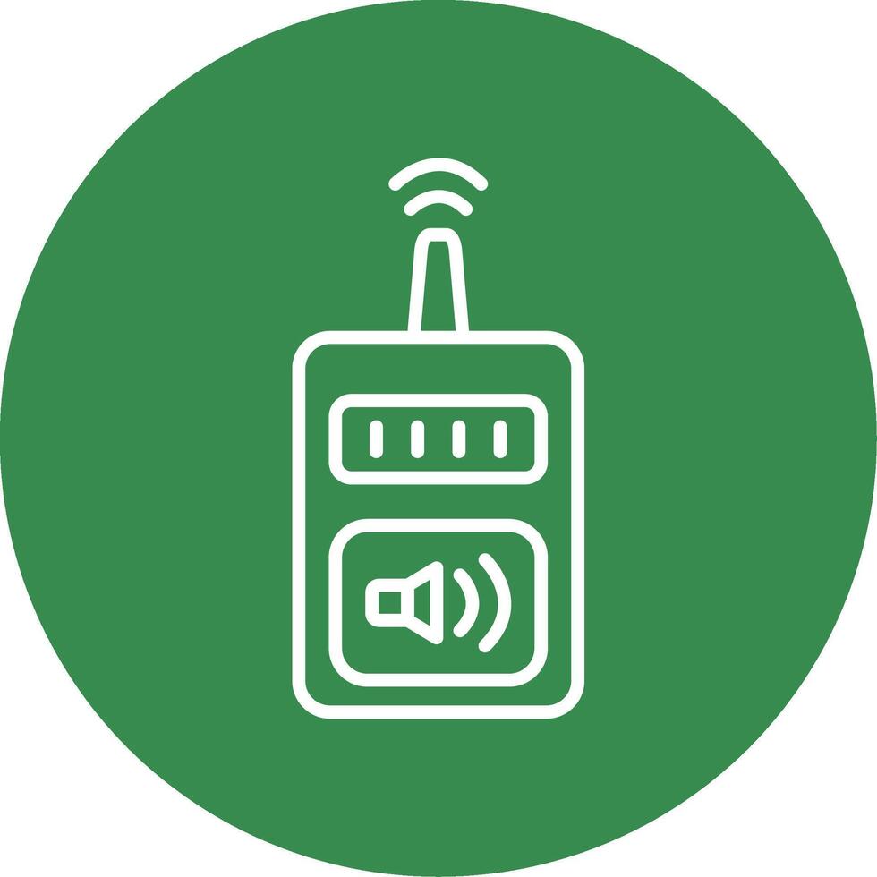 Device Multi Color Circle Icon vector