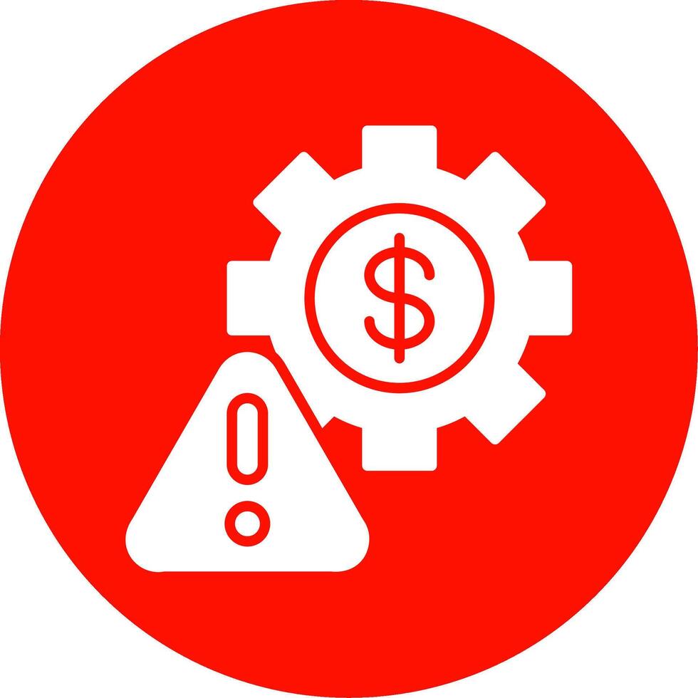 Factory Multi Color Circle Icon vector