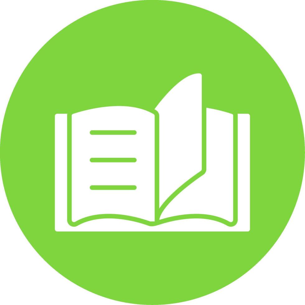 Reading Multi Color Circle Icon vector