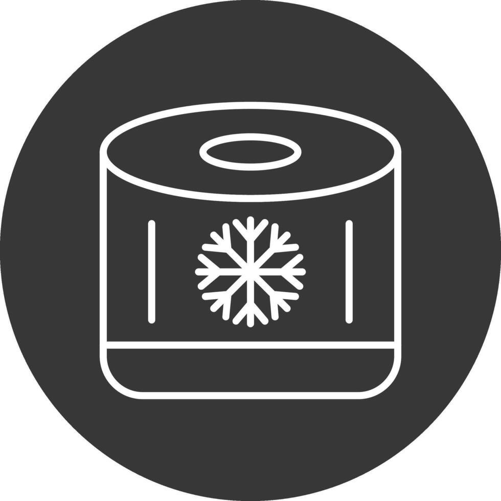 Air Filter Line Inverted Icon Design vector
