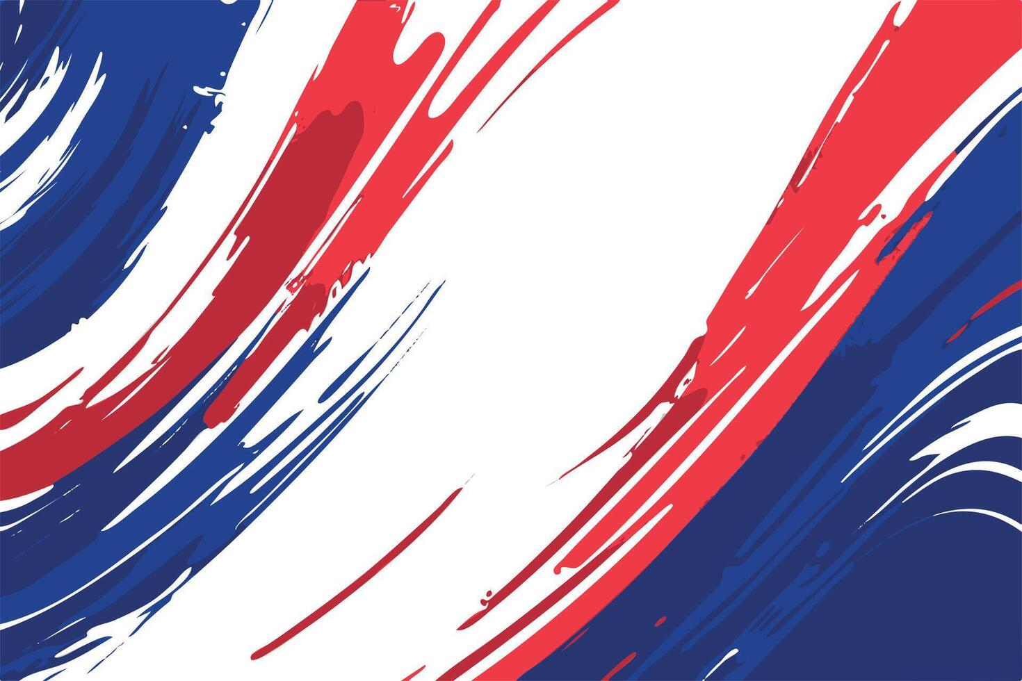 Abstract Interpretation of French Flag in Dynamic blue, white, and red