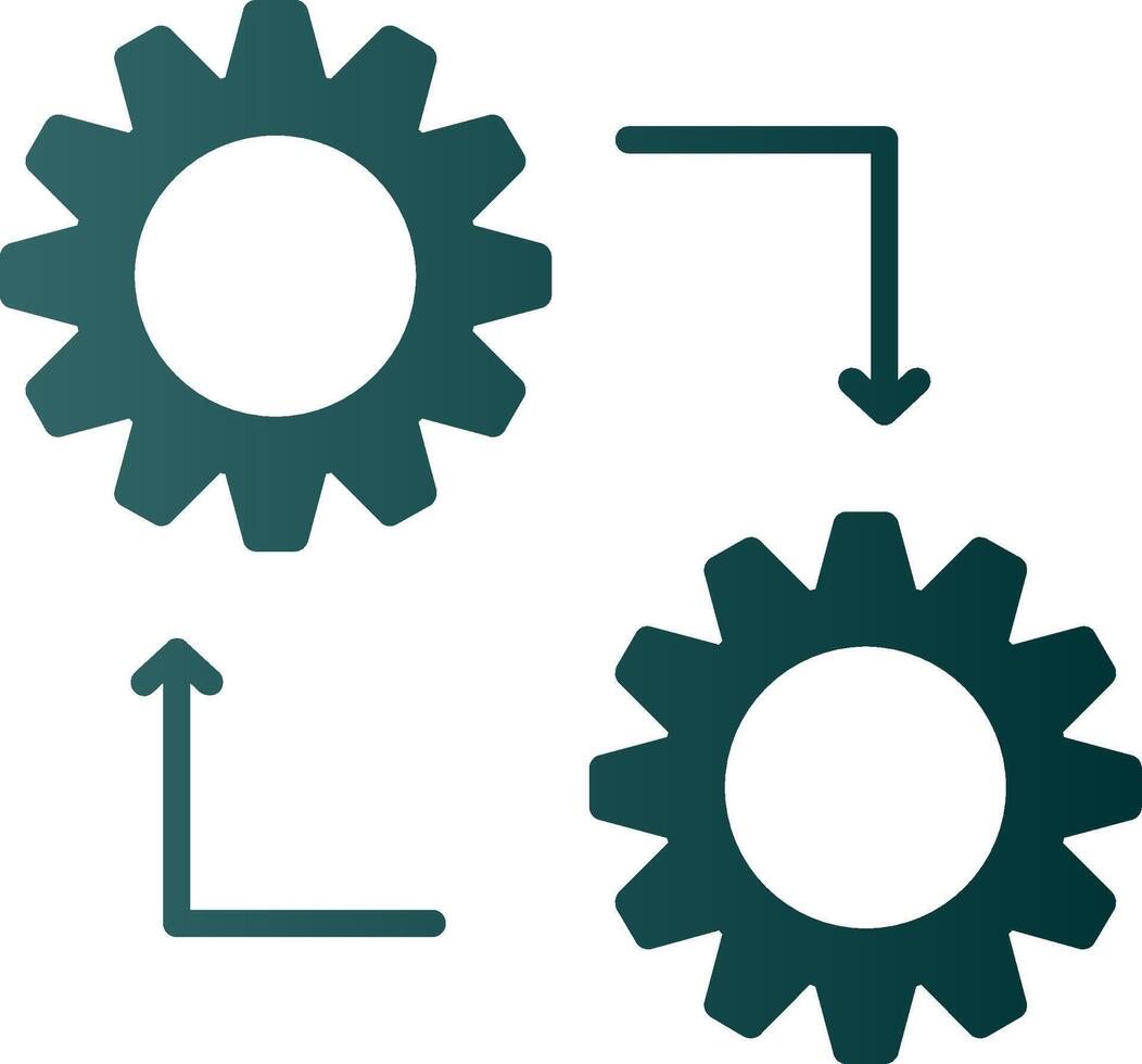 Methodology Glyph Gradient Icon vector