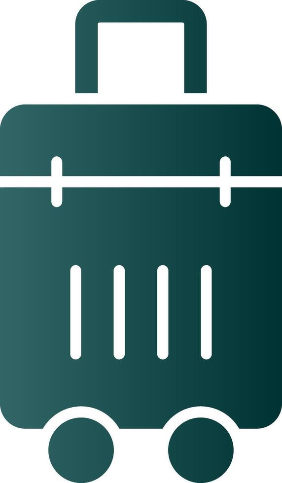 Bag Glyph Gradient Icon vector