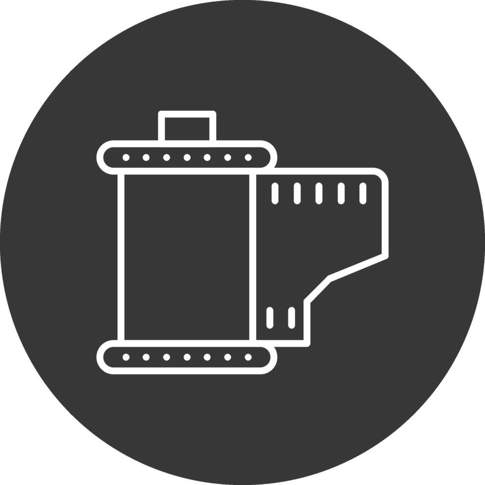 Cartridge Line Inverted Icon Design vector