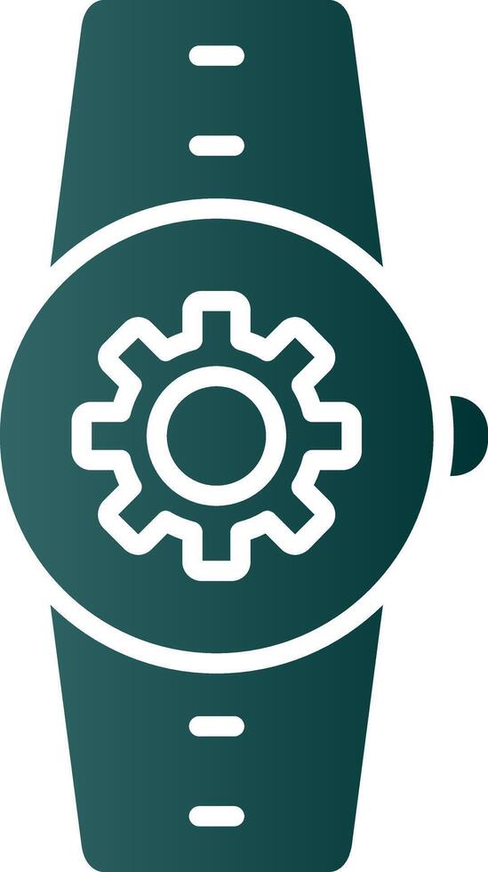 Settings Glyph Gradient Icon vector
