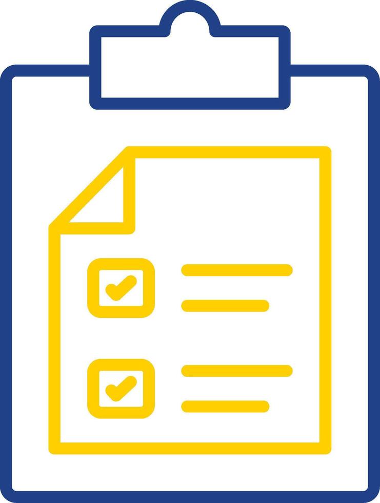 Passed Line Two Colour Icon Design vector