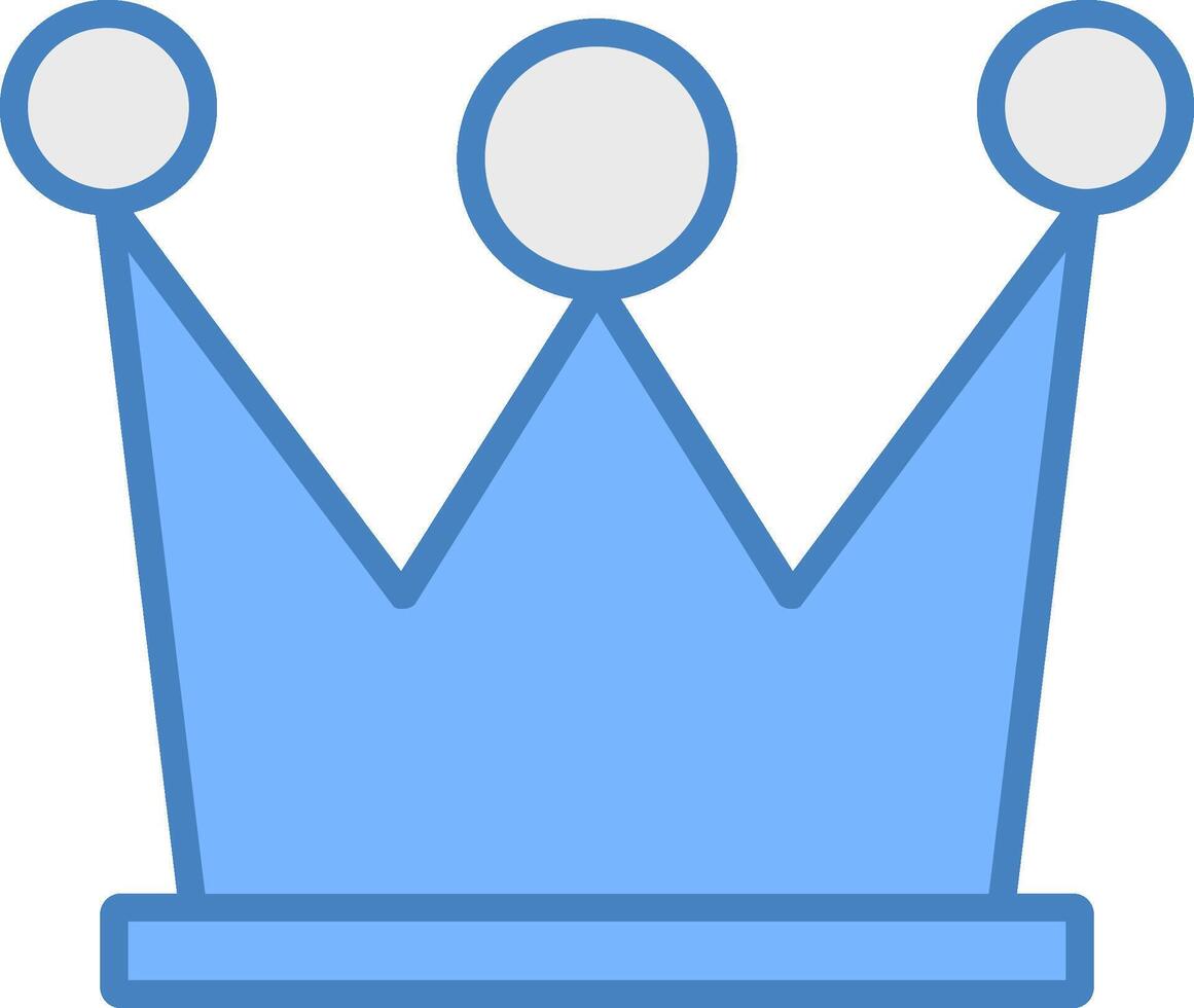 High Quality Content Line Filled Blue Icon vector