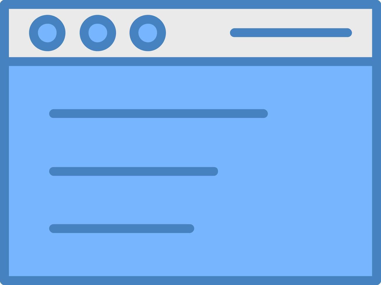 Adwords Compaign Line Filled Blue Icon vector