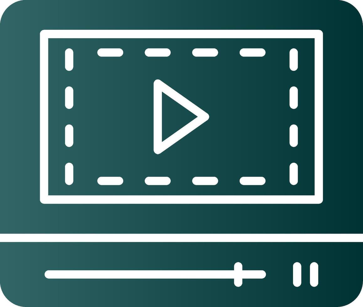 Glyph Gradient Icon vector