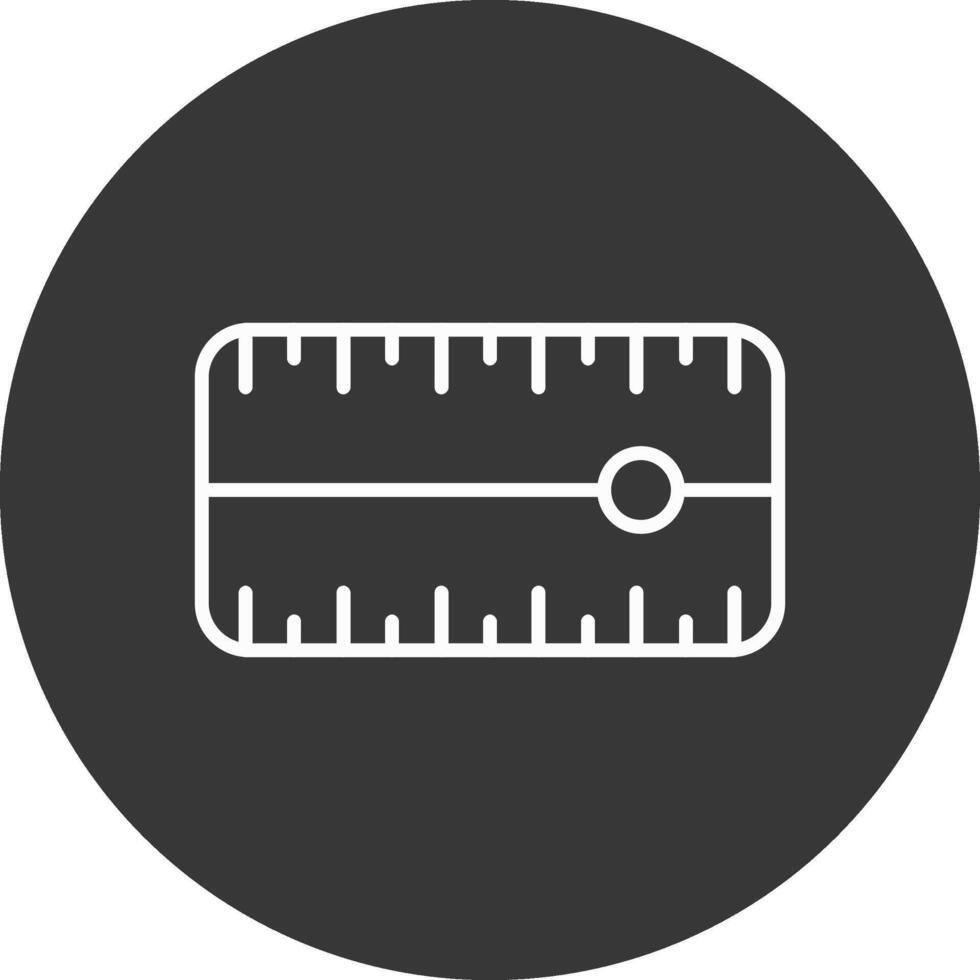 Dial Line Inverted Icon Design vector