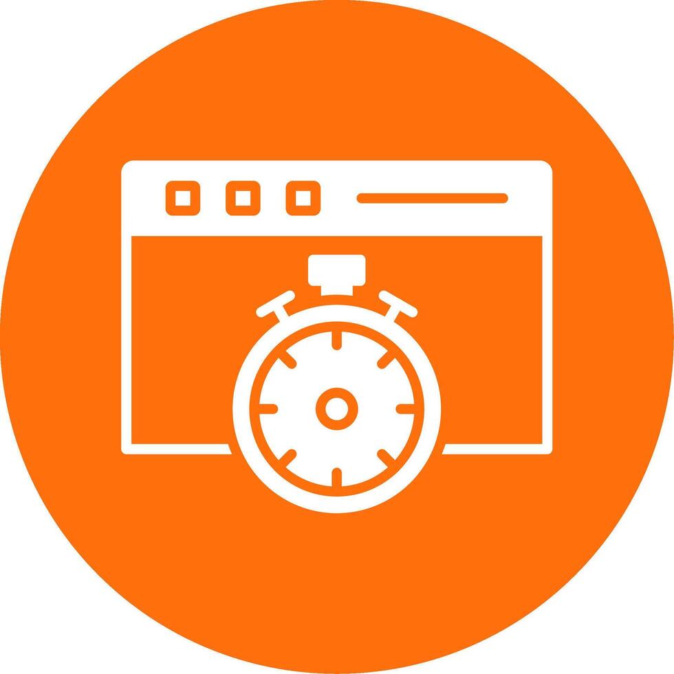 Fast Access Multi Color Circle Icon vector