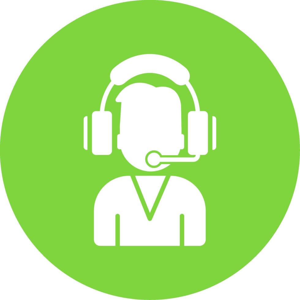 Support Admin Multi Color Circle Icon vector
