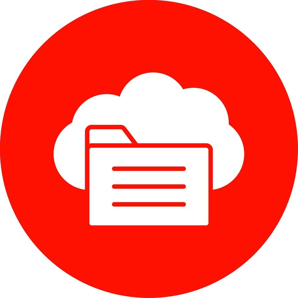 File Access Multi Color Circle Icon vector