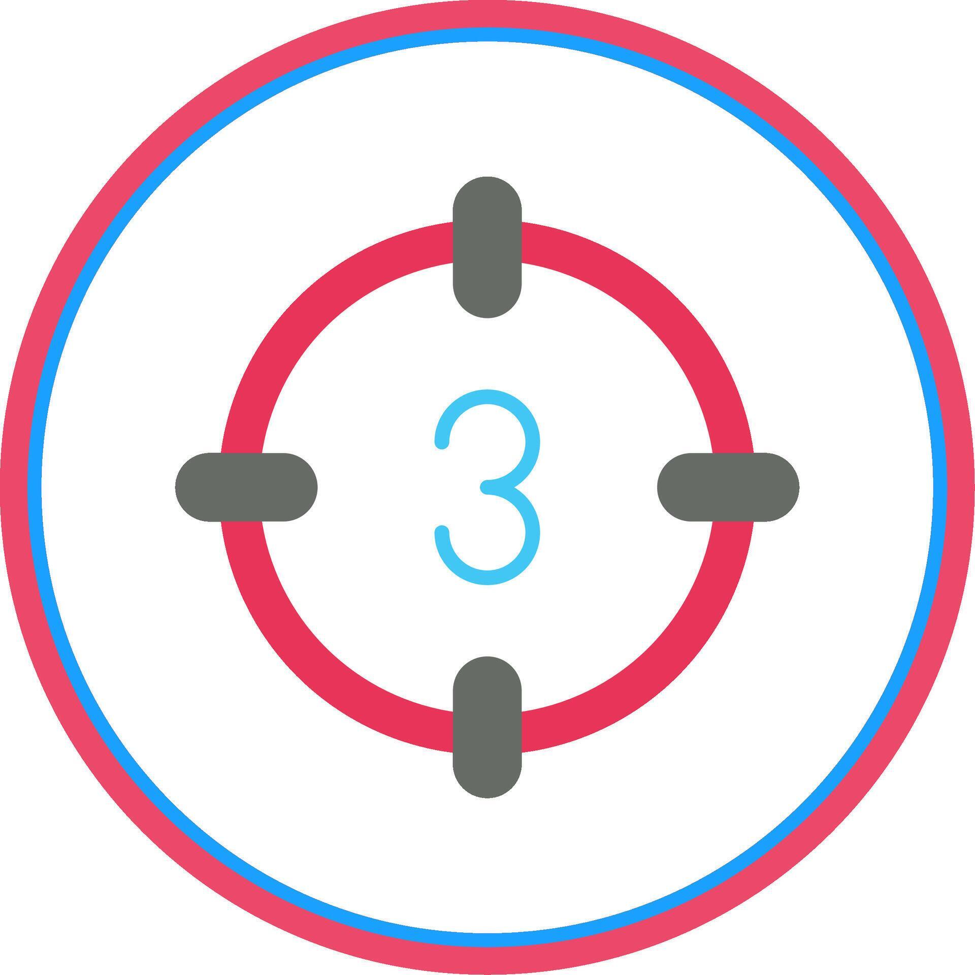 Countdown Flat Circle Icon 43705896 Vector Art at Vecteezy