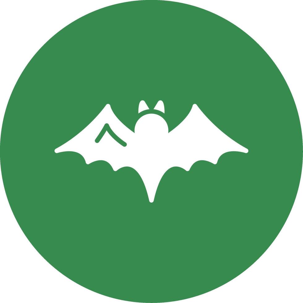 Bat Multi Color Circle Icon vector