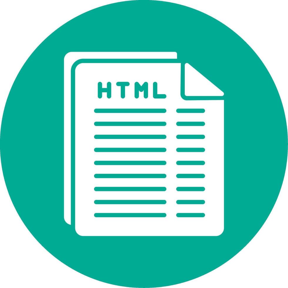 Html File Multi Color Circle Icon vector