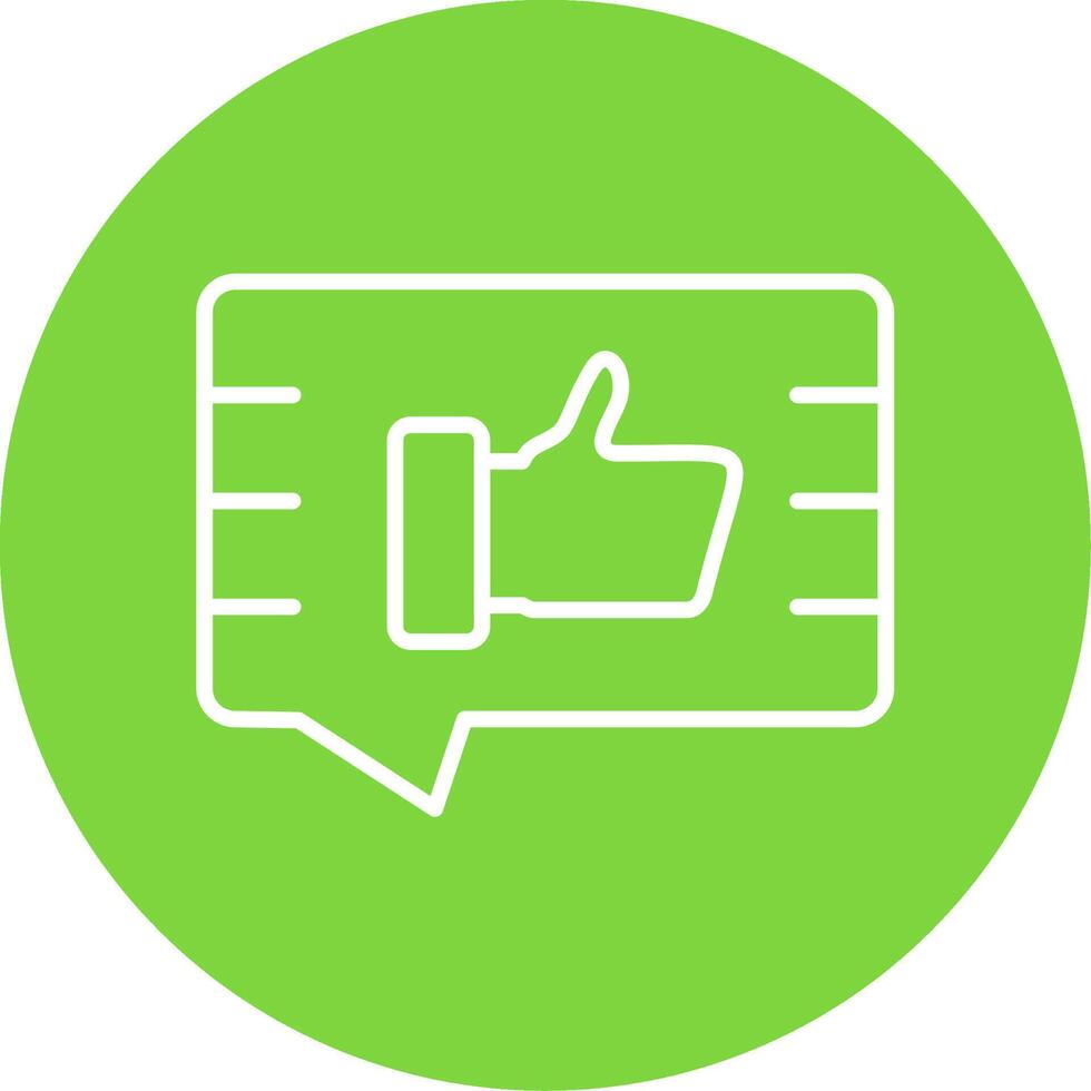 Feedback Multi Color Circle Icon vector