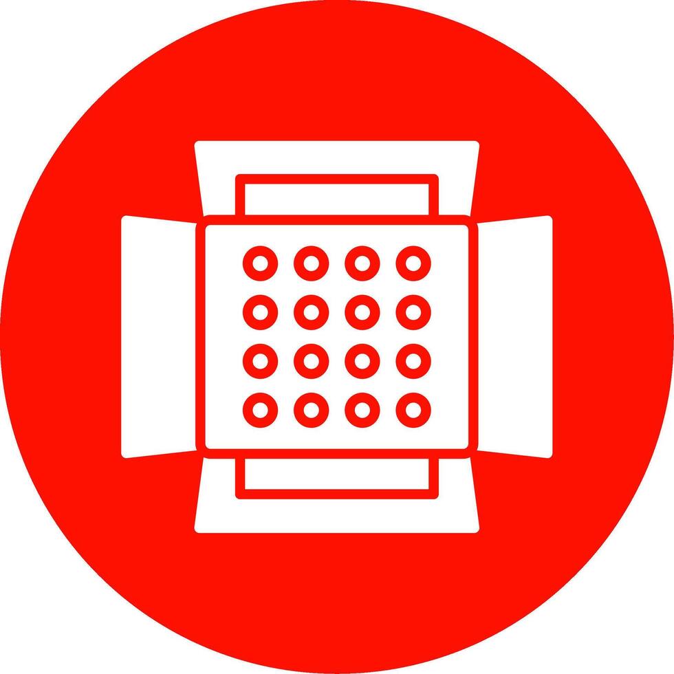 Soft Box Multi Color Circle Icon vector