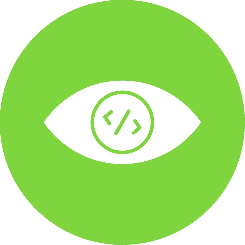 Vision Multi Color Circle Icon vector