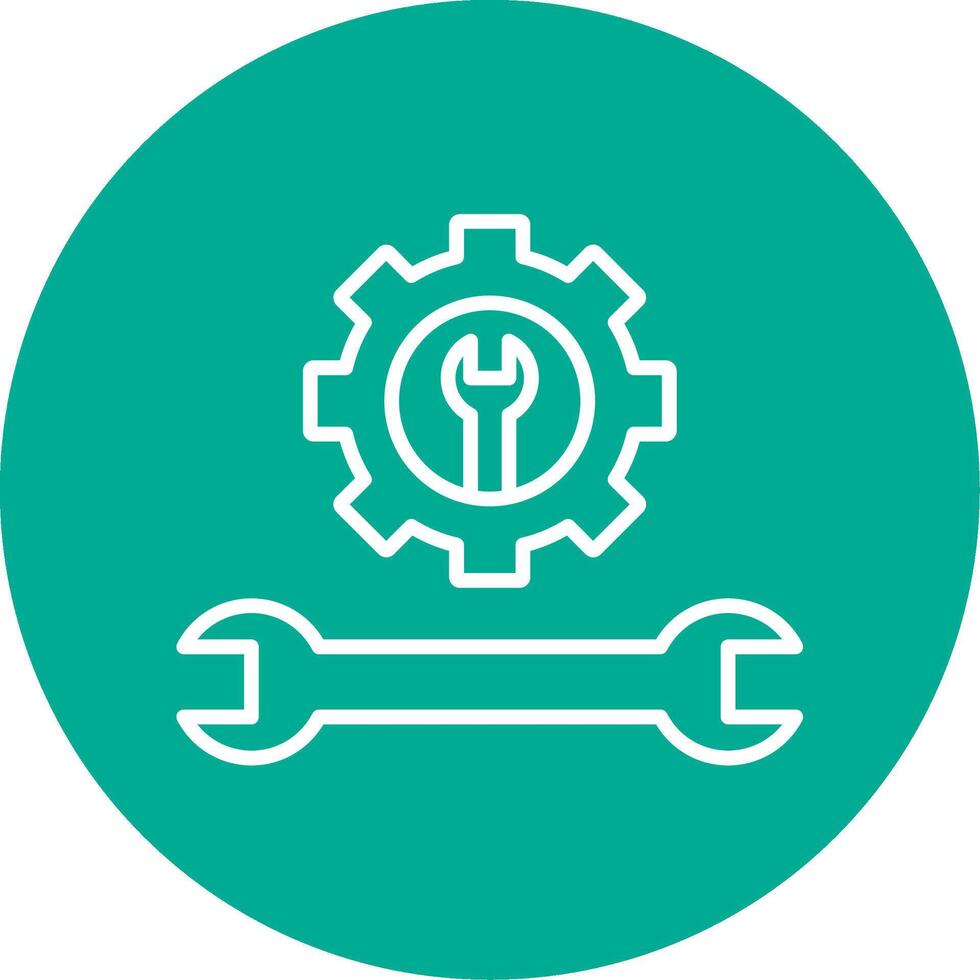 Tools Multi Color Circle Icon vector