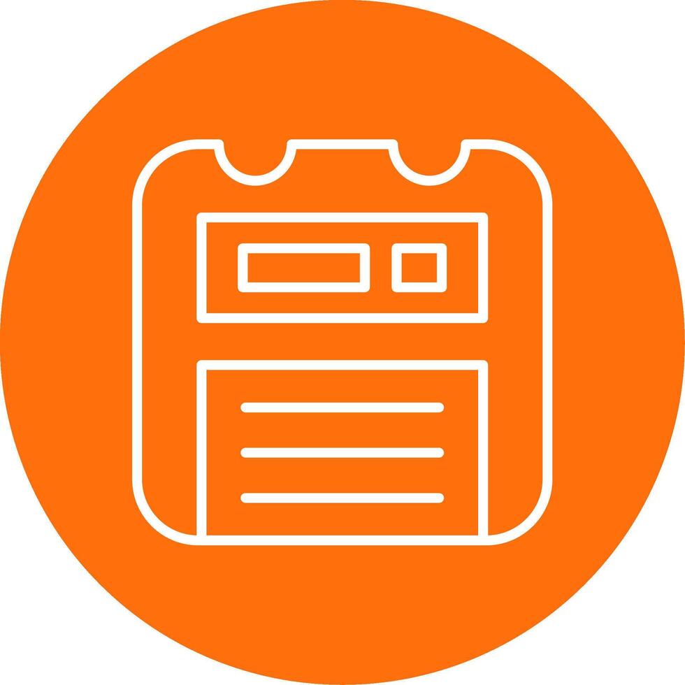 Floppy Disk Multi Color Circle Icon vector
