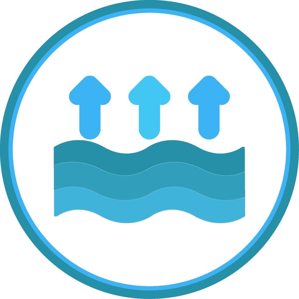Arrows Flat Circle Icon vector