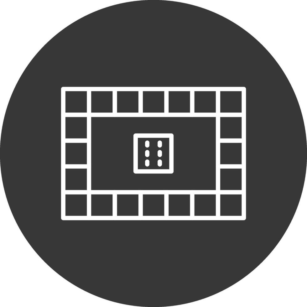 Board Games Line Inverted Icon Design vector