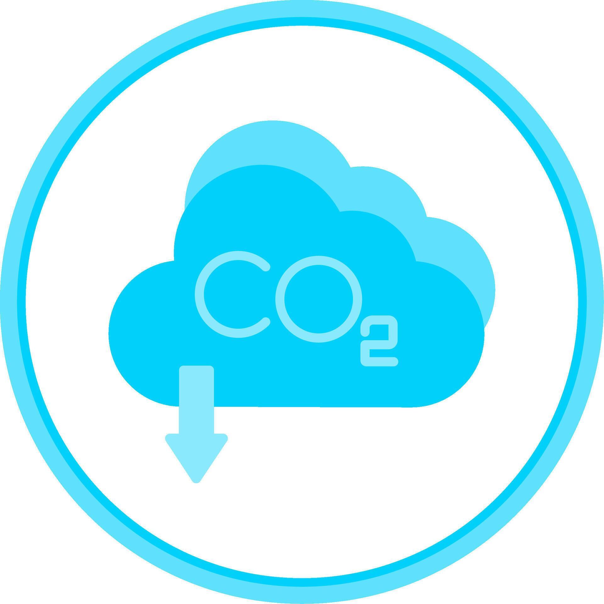 Co2 Flat Circle Icon 43708484 Vector Art at Vecteezy