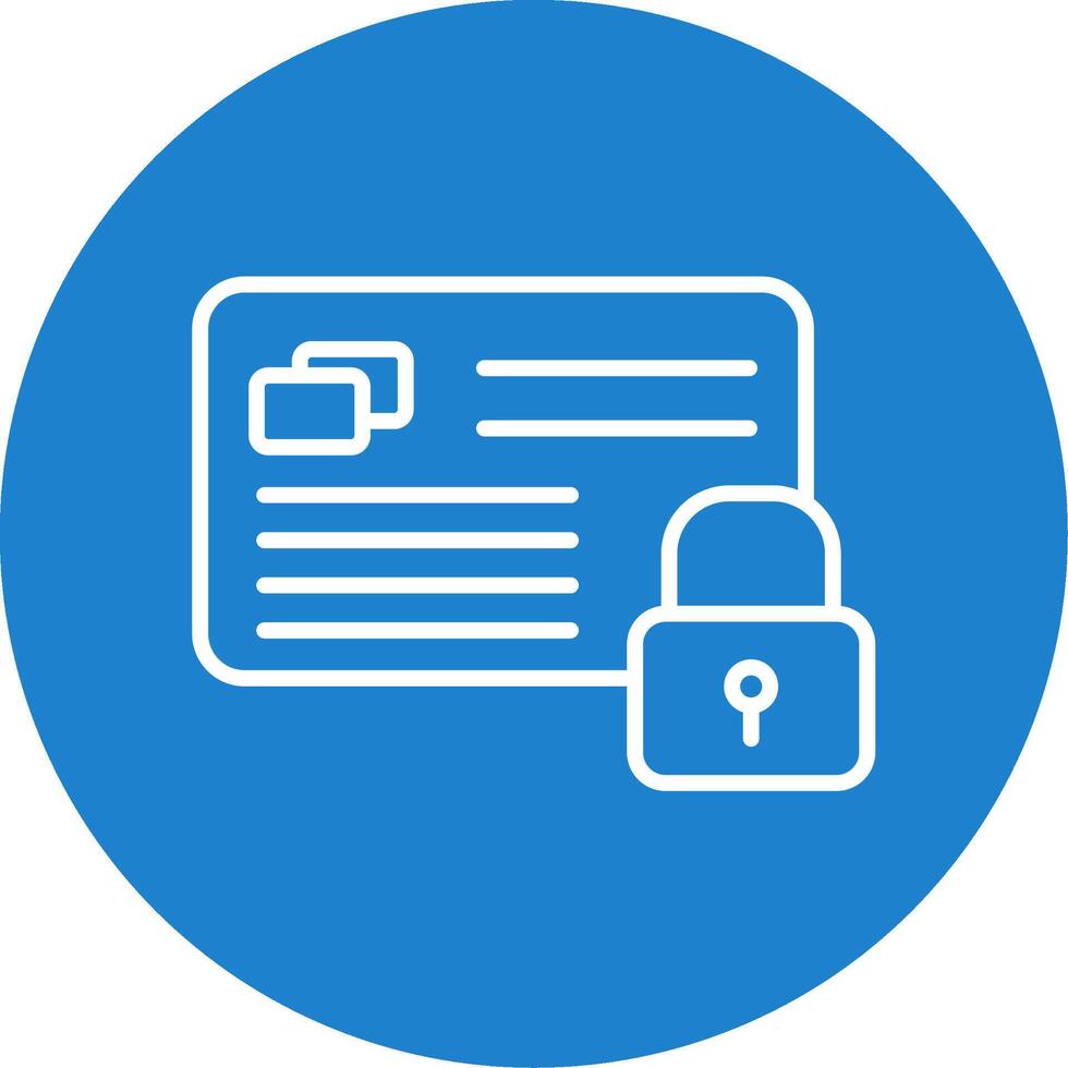 Secure Payment Multi Color Circle Icon vector