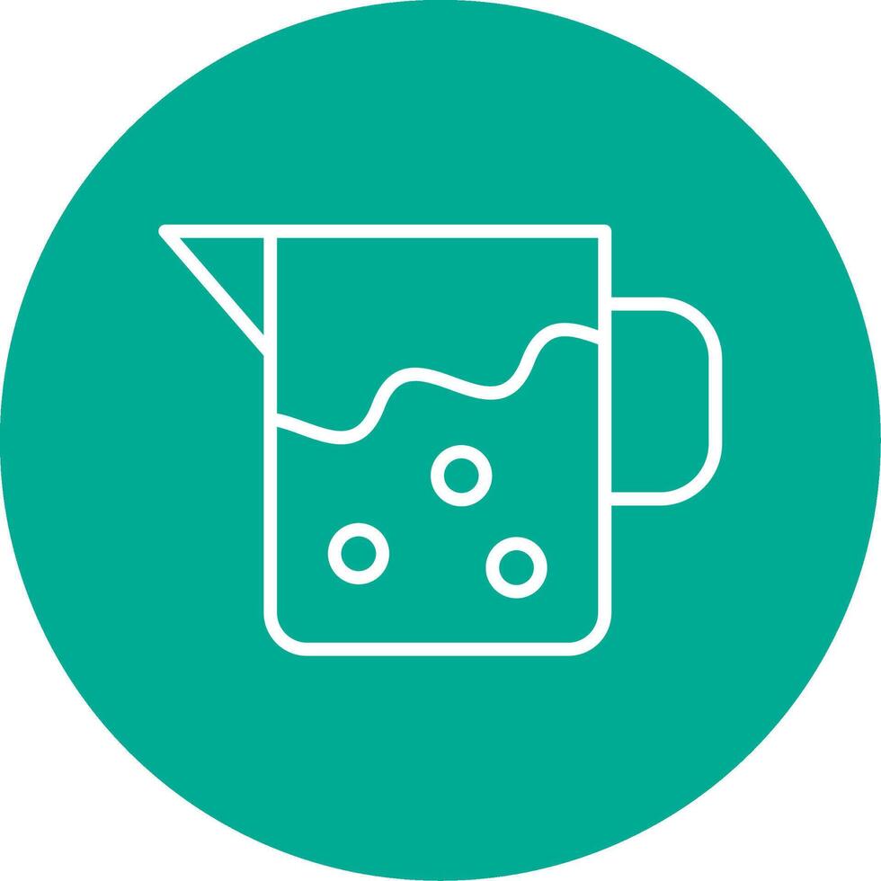 Pitcher Multi Color Circle Icon vector