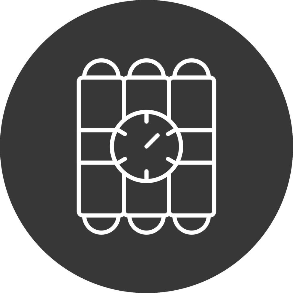 C4 Line Inverted Icon Design vector