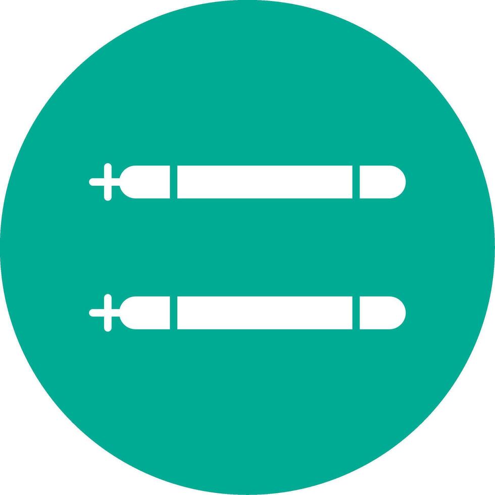 Sticks Multi Color Circle Icon vector