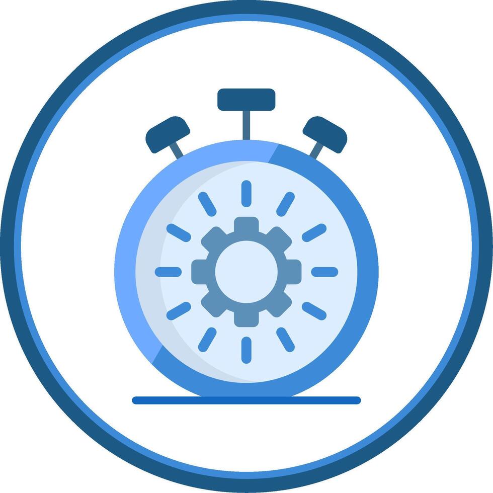 Fast Processing Flat Circle Icon 43708805 Vector Art at Vecteezy