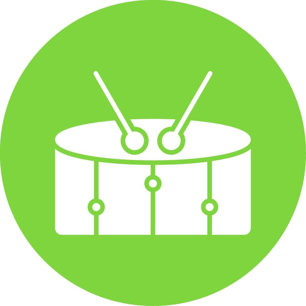 Snare Multi Color Circle Icon vector