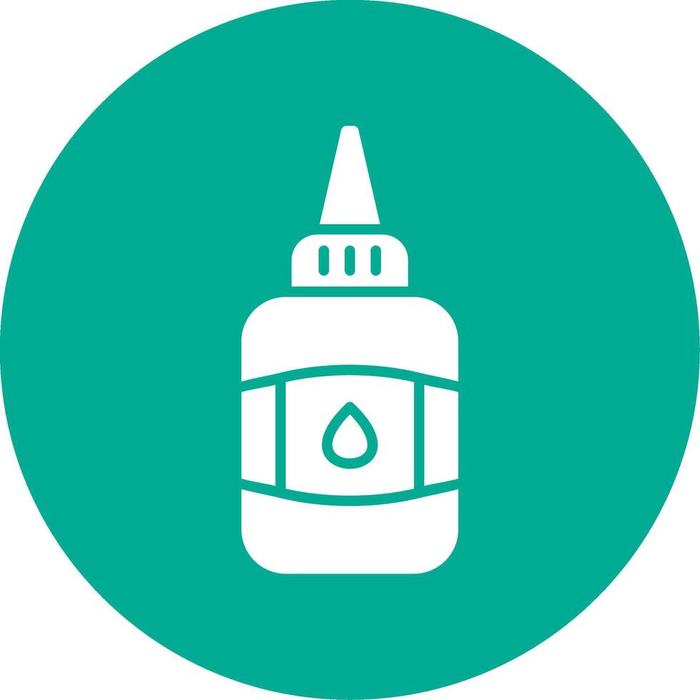 Glue Multi Color Circle Icon vector