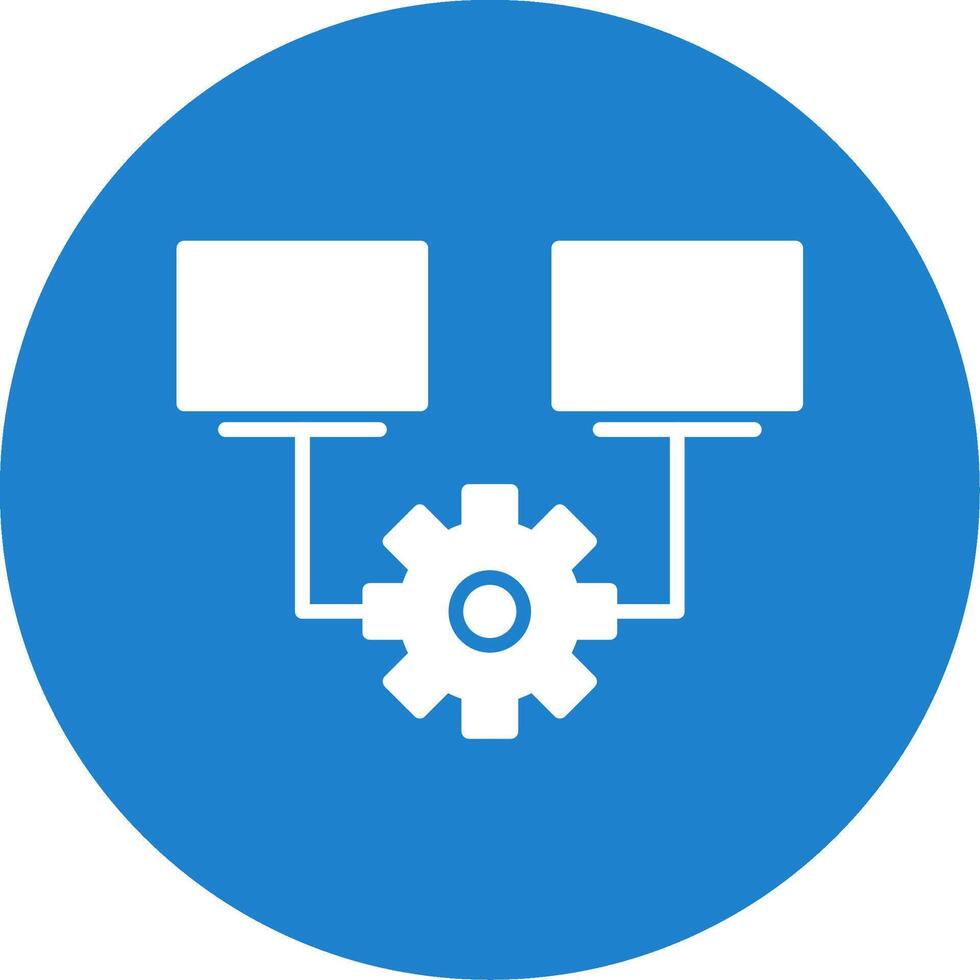 Multitask Multi Color Circle Icon vector