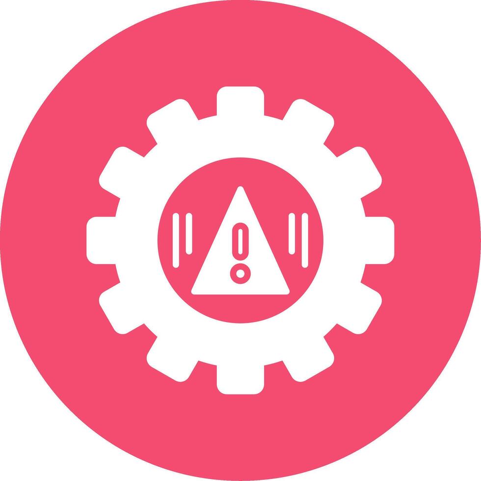 Risk Management Multi Color Circle Icon vector