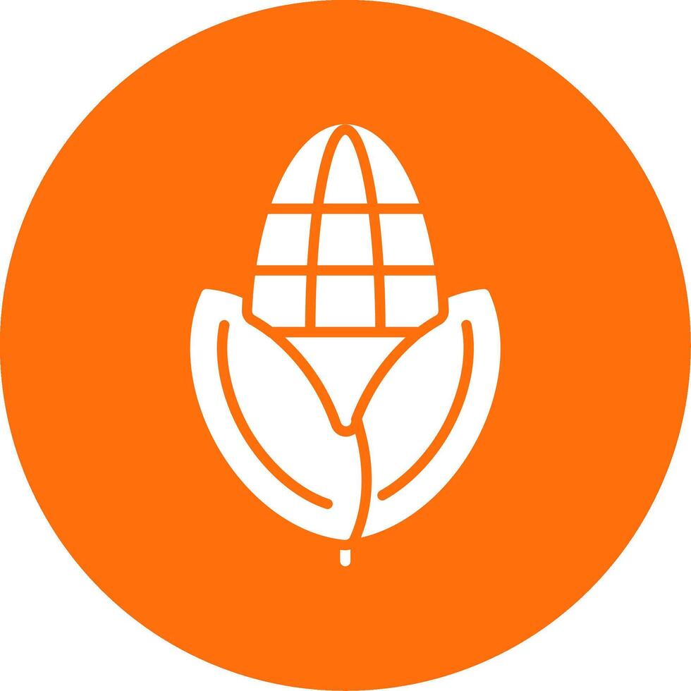 maíz multi color circulo icono vector