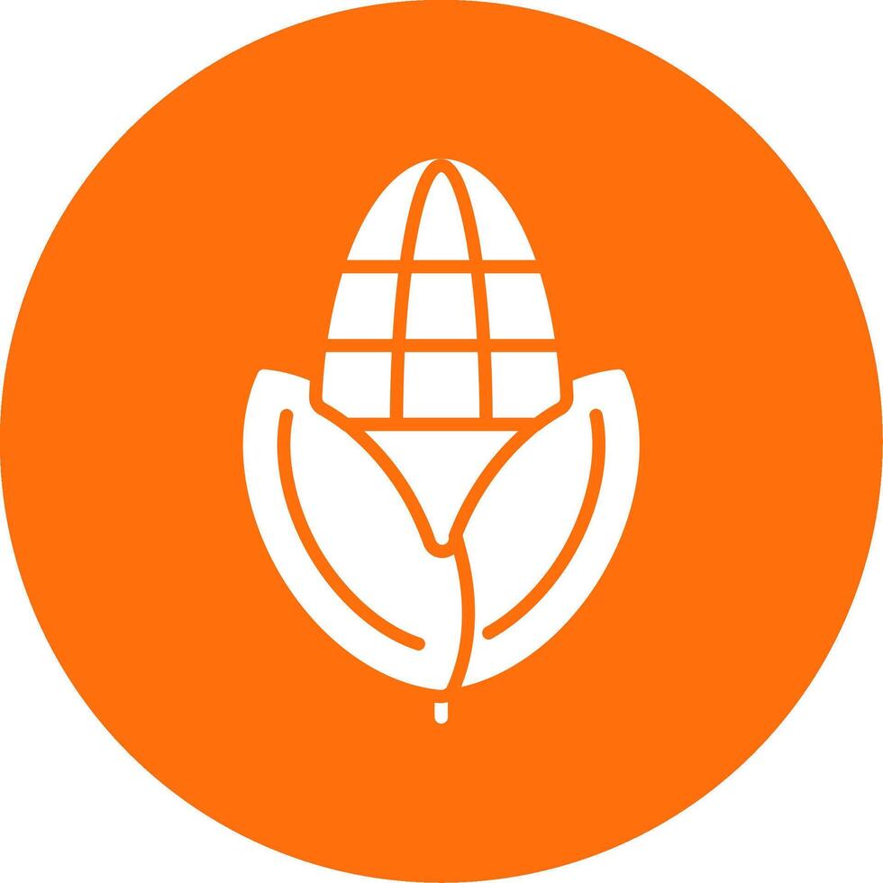 Corn Multi Color Circle Icon vector