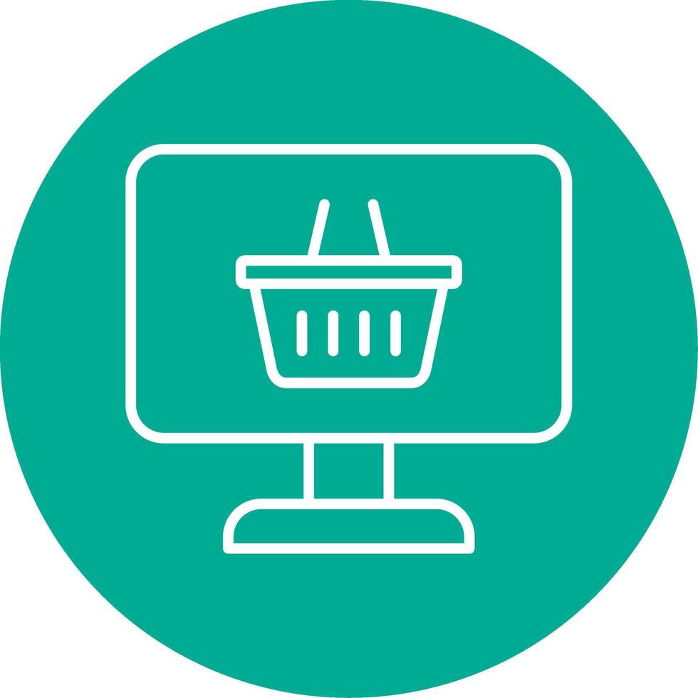 OnMulti Color Circle Shop Multi Color Circle Icon vector