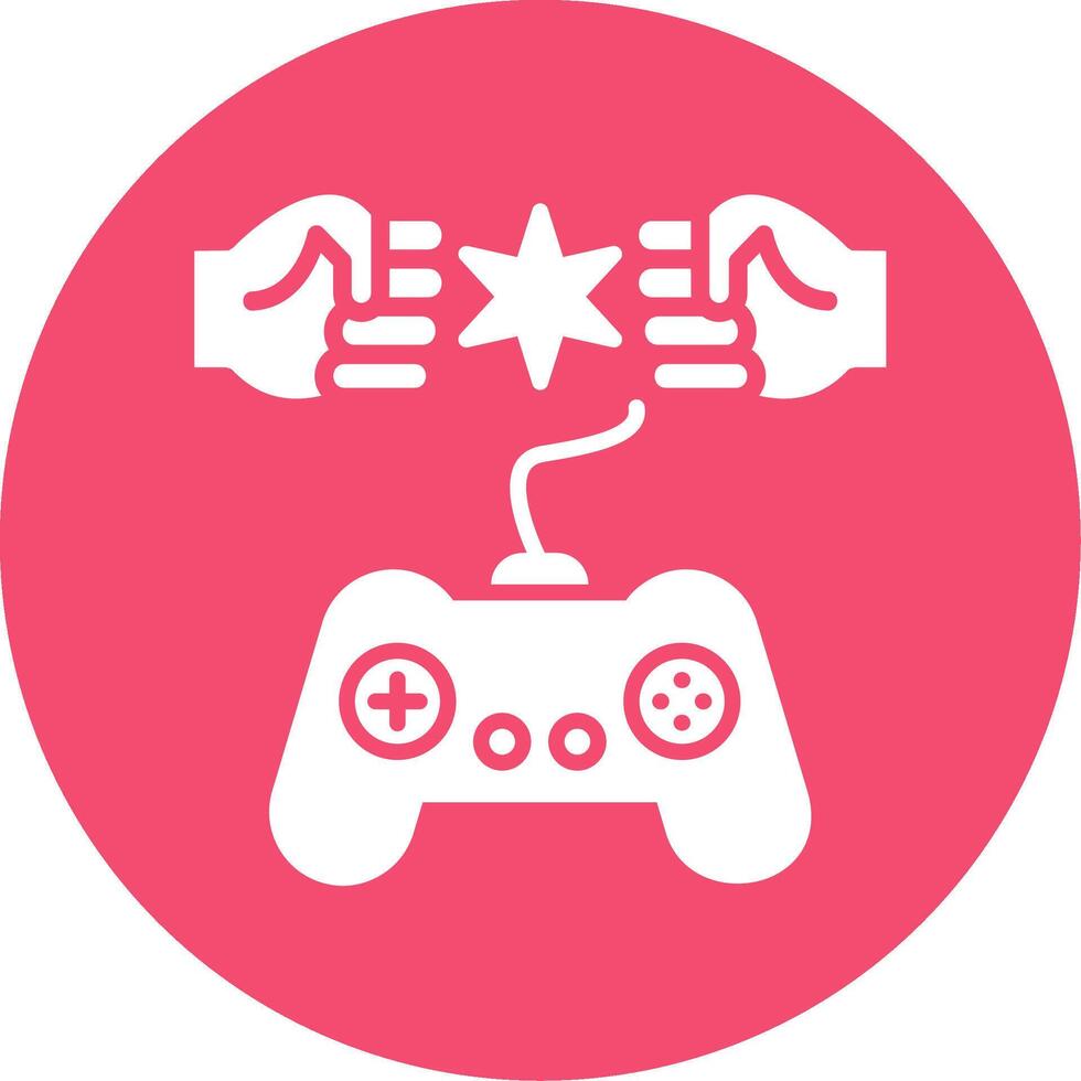 Fighting Multi Color Circle Icon vector