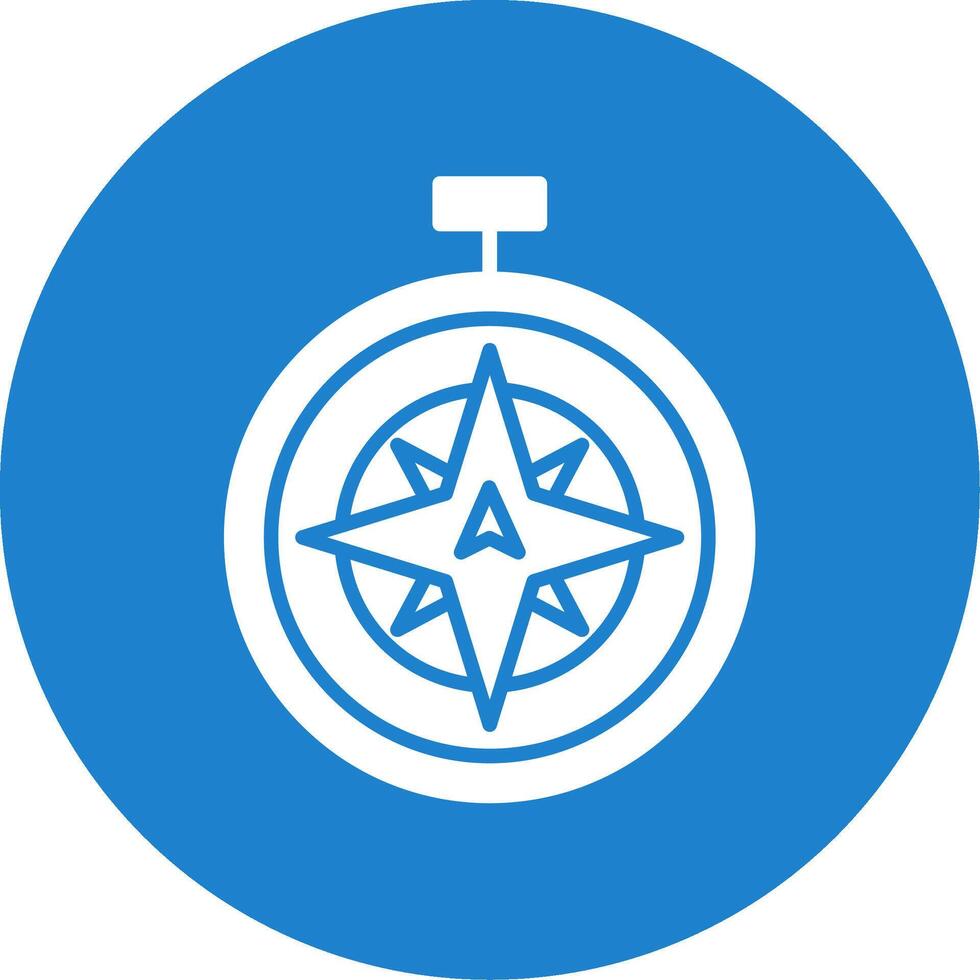 North Multi Color Circle Icon vector
