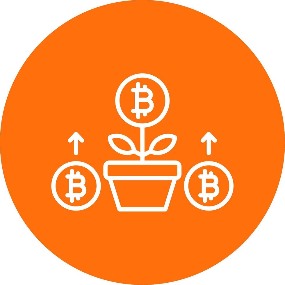 Growth Growth Multi Color Circle Icon vector