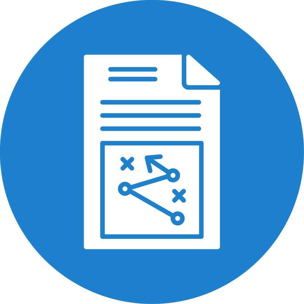 Business Strategy Multi Color Circle Icon vector